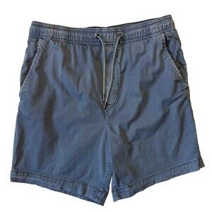 American Eagle Mens Blue Flex Drawstring Shorts, XS